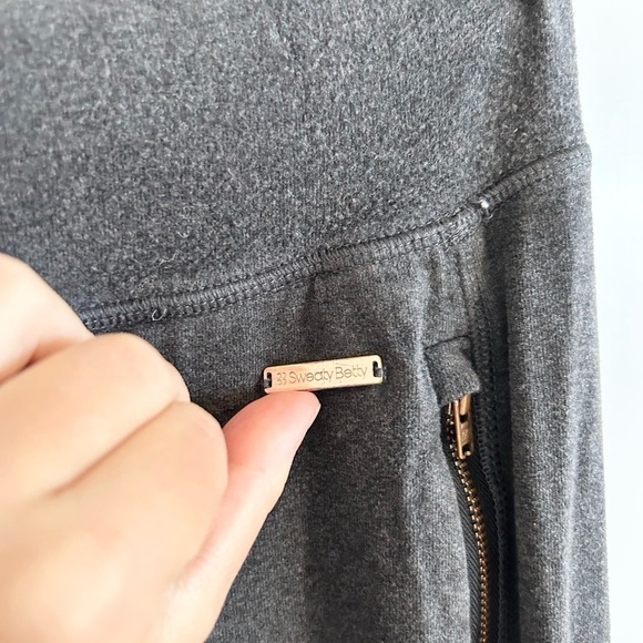 Sweaty Betty grey pull on lounge pants joggers size XS - Picture 2 of 5